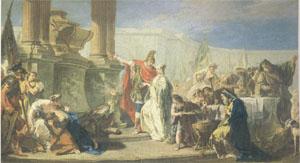 PITTONI, Giambattista Polyxenes Sacrificing to the Gods of Achilles (mk05) Sweden oil painting art